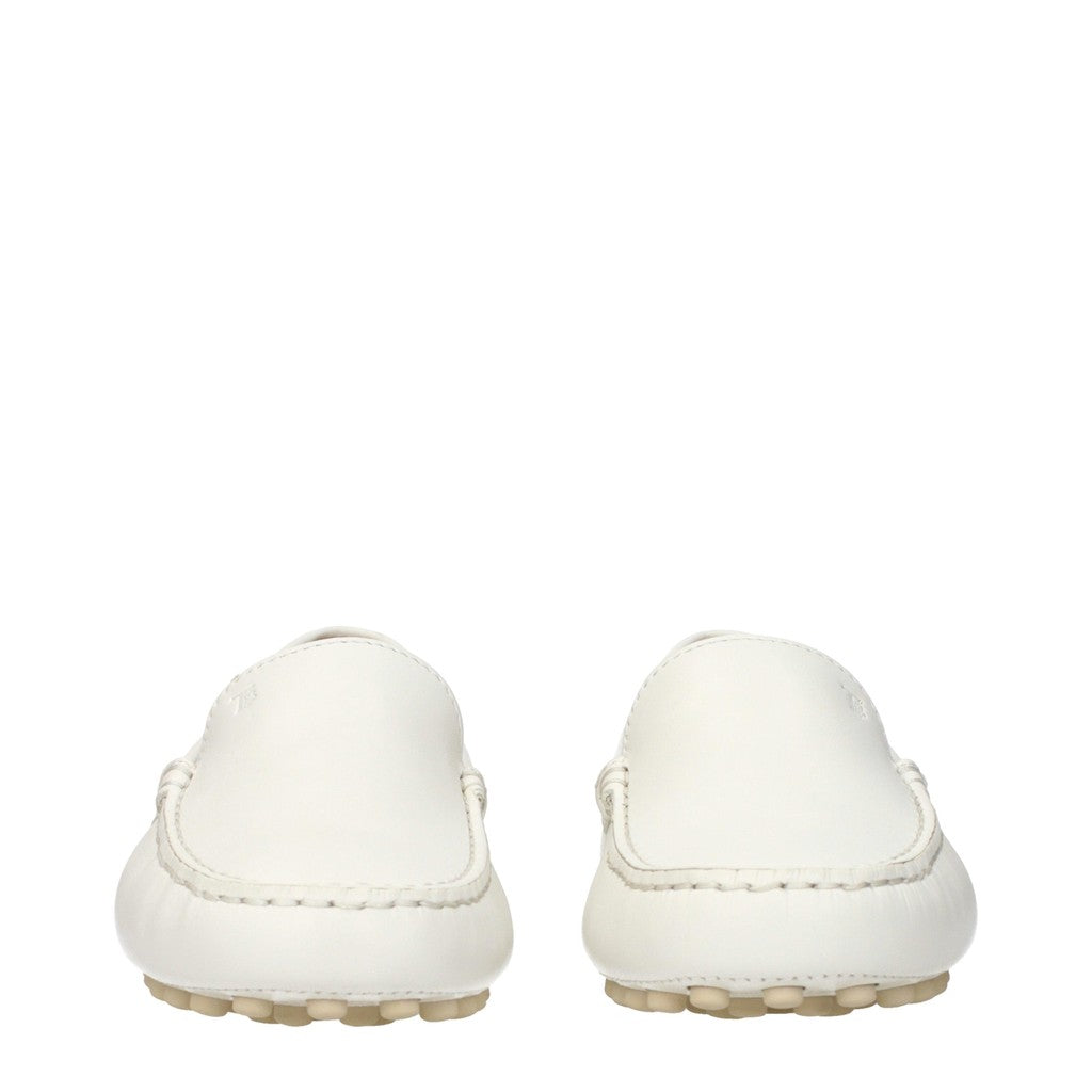 Tod's Gommino Leren mocassins – Wit