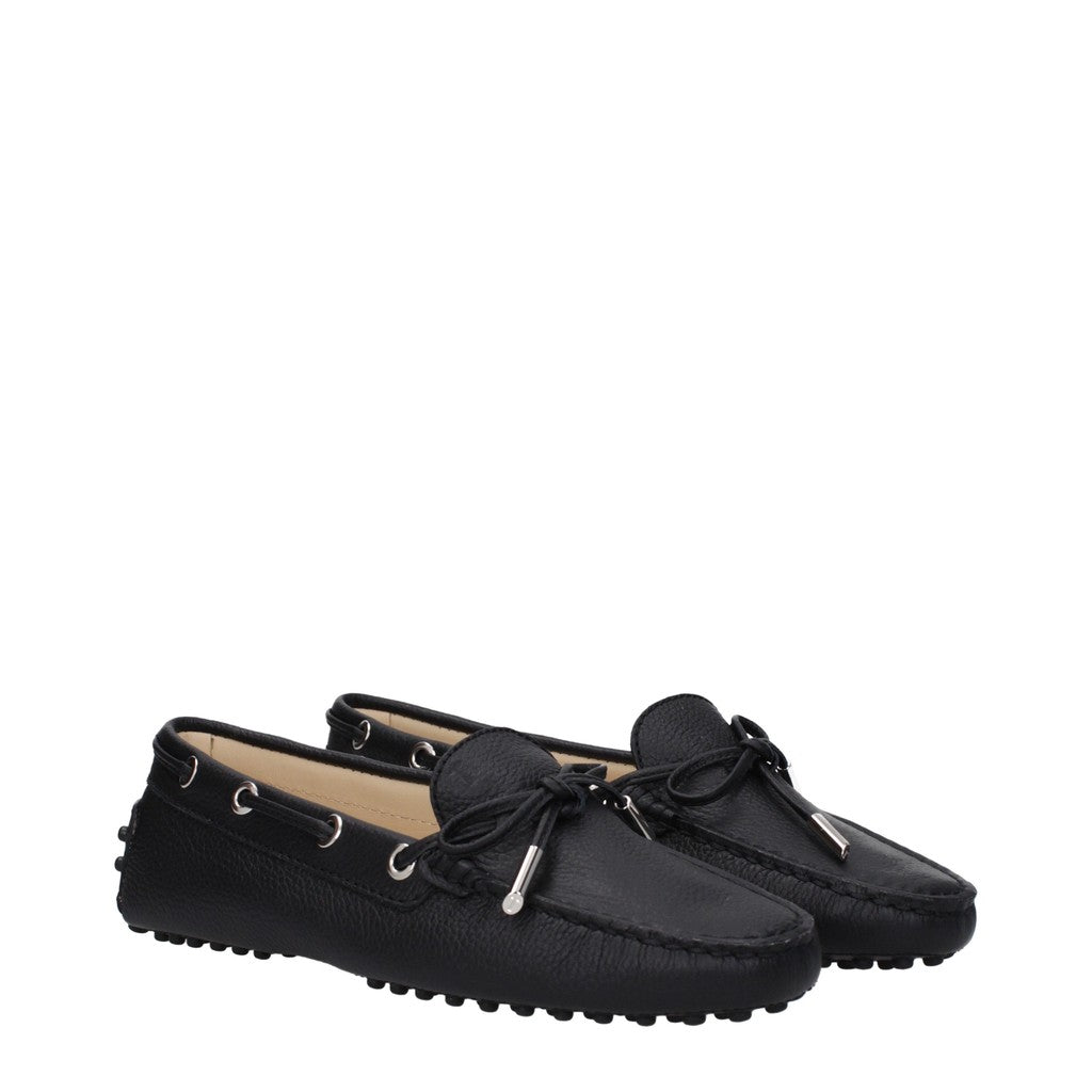 Tod's Gommino Leren mocassins – Zwart
