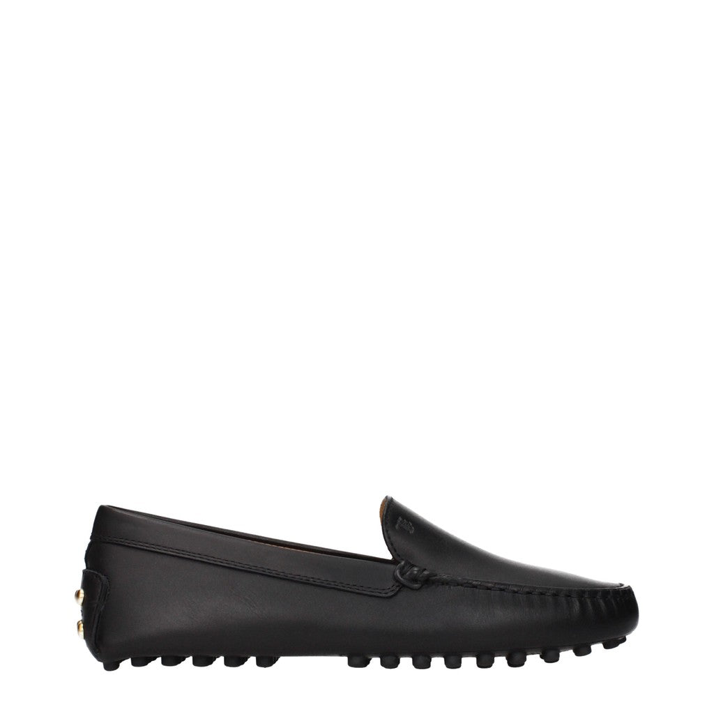 Tod's Gommino Leren mocassins – Zwart