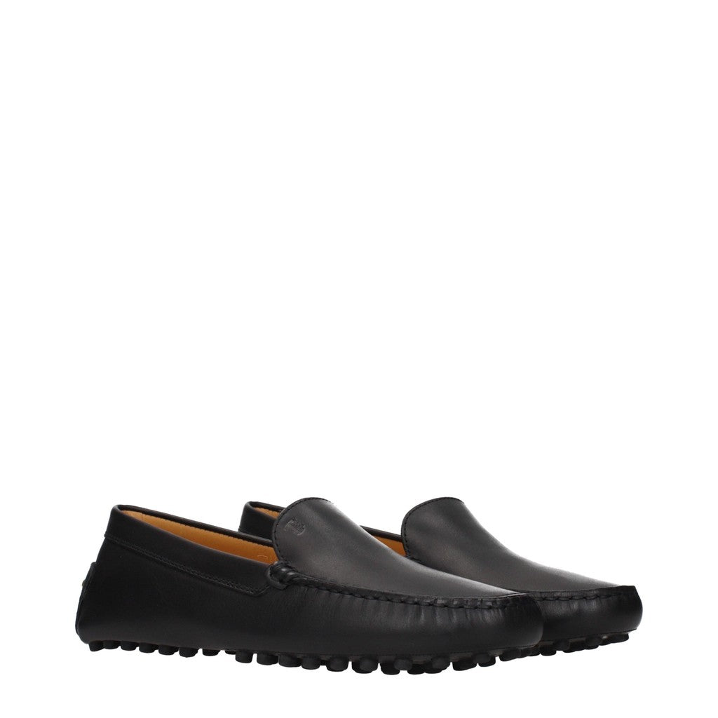 Tod's Gommino Leren mocassins – Zwart