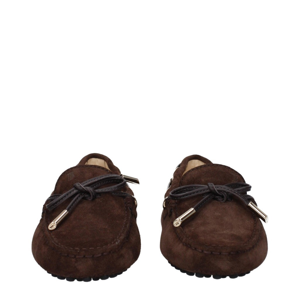Tod's Gommino Suède mocassins – Donkerbruin