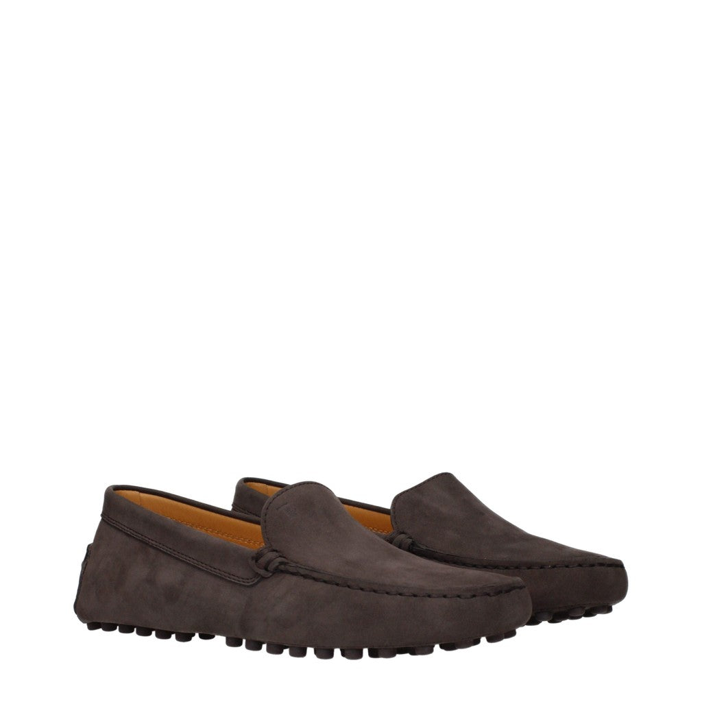 Tod's Gommino Suède mocassins – Donkerbruin