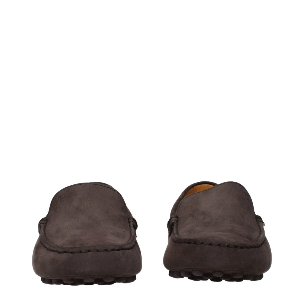 Tod's Gommino Suède mocassins – Donkerbruin