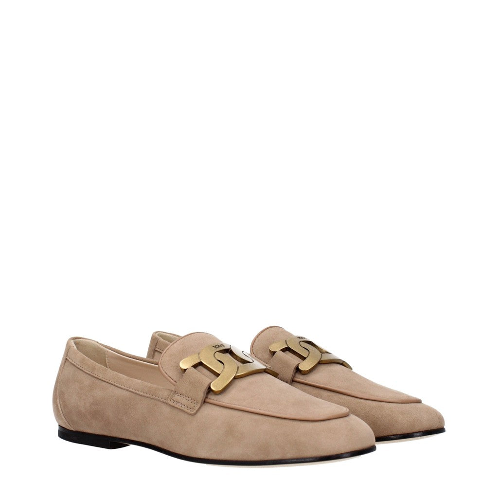 Tod's Kate Suède loafers – Beige