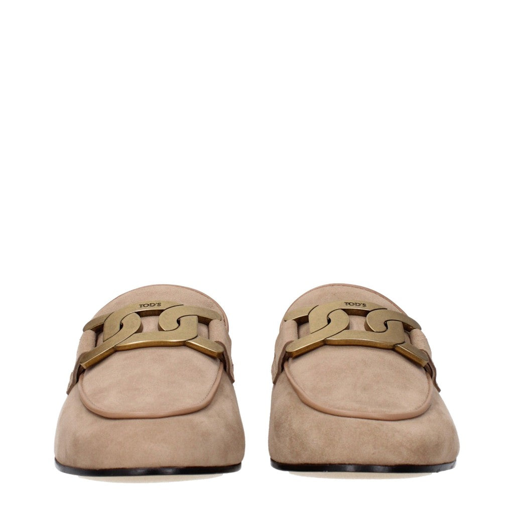 Tod's Kate Suède loafers – Beige