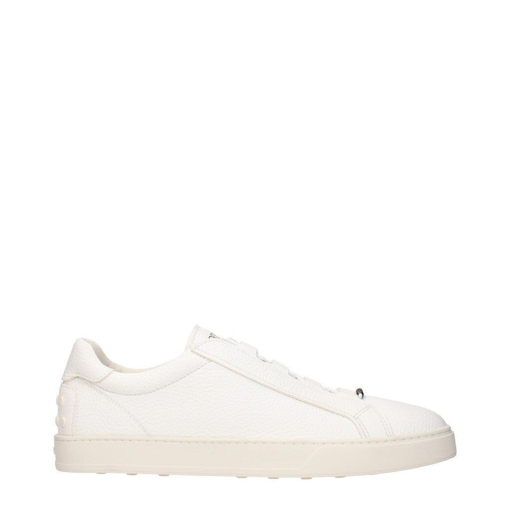 Tod's Leren sneakers met elastische veters – Wit