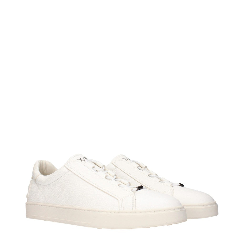 Tod's Leren sneakers met elastische veters – Wit