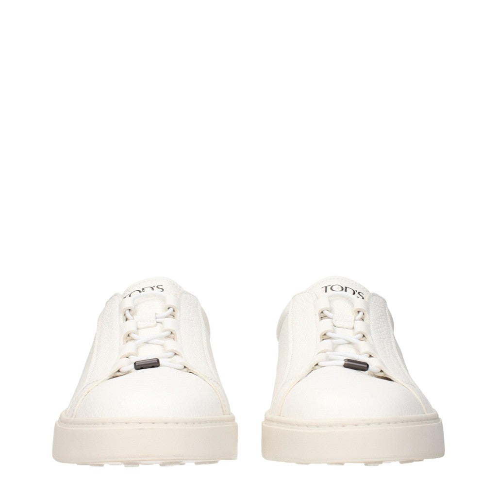 Tod's Leren sneakers met elastische veters – Wit