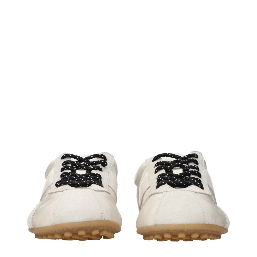 Tod's Stoffen sneakers met leer en suède – Beige
