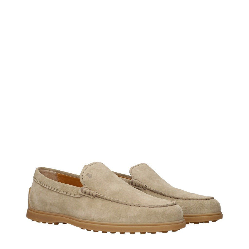 Tod's Suède slipper loafers – Beige