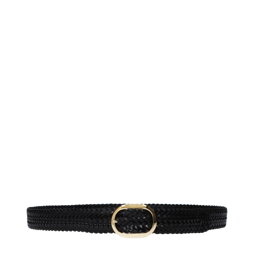 Tom Ford Gevlochten leren riem – Zwart