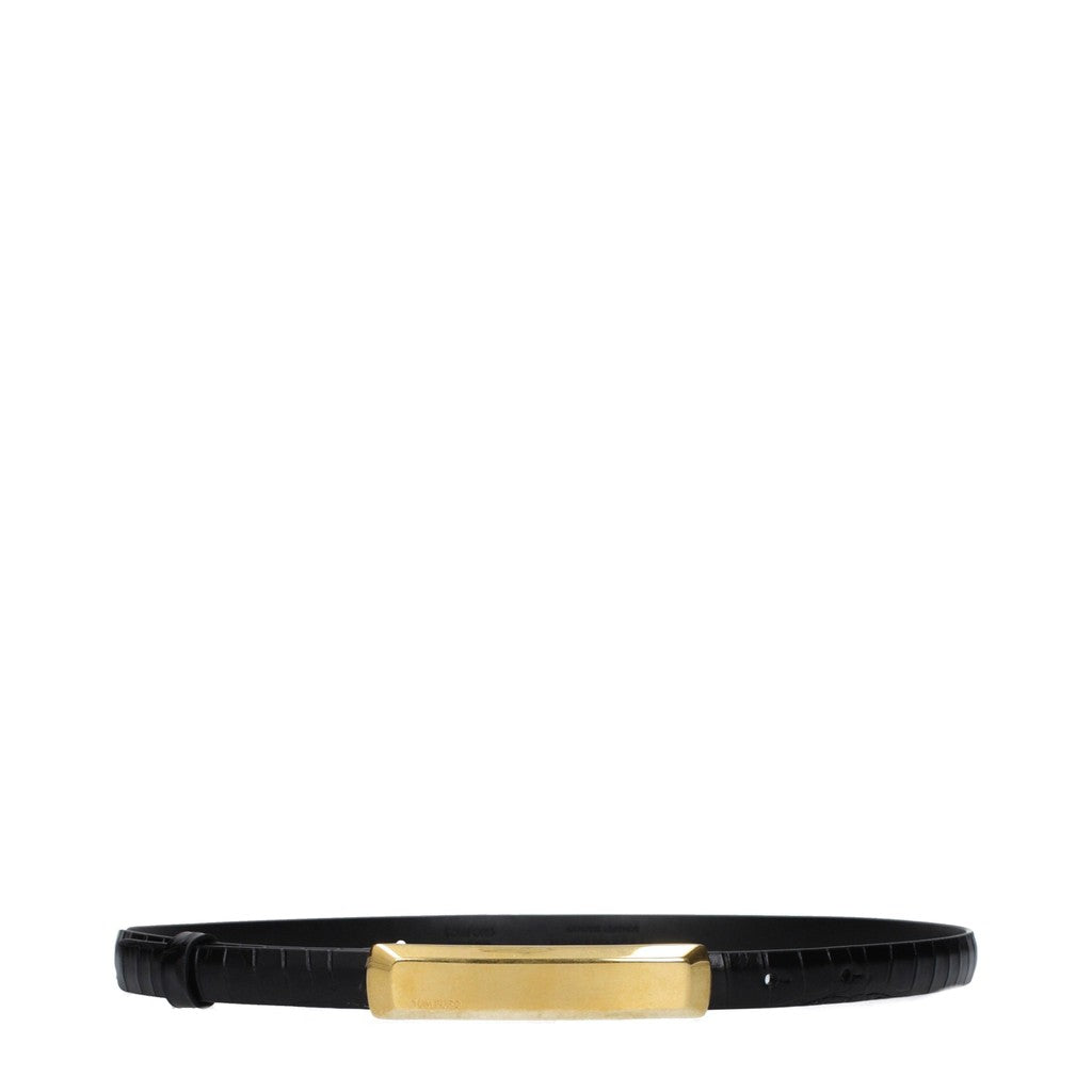 Tom Ford Leren riem Dames – Zwart