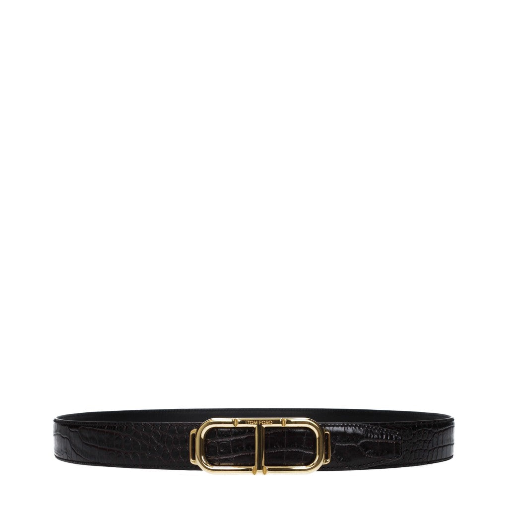 Tom Ford Leren riem Heren – Bruin
