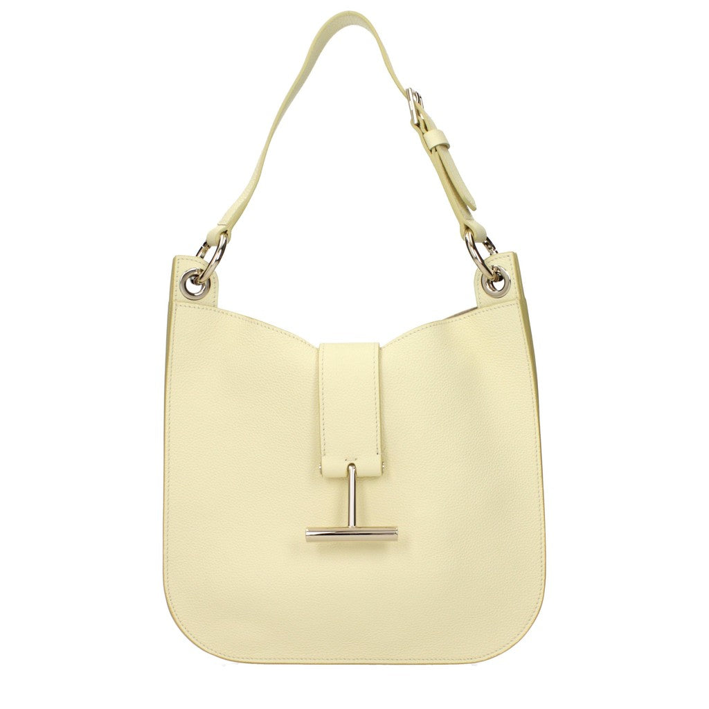 Tom Ford Leren schoudertas – Geel