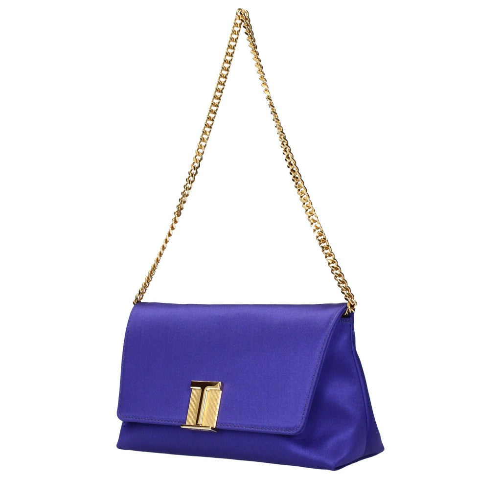 Tom Ford Satijnen schoudertas – Paars