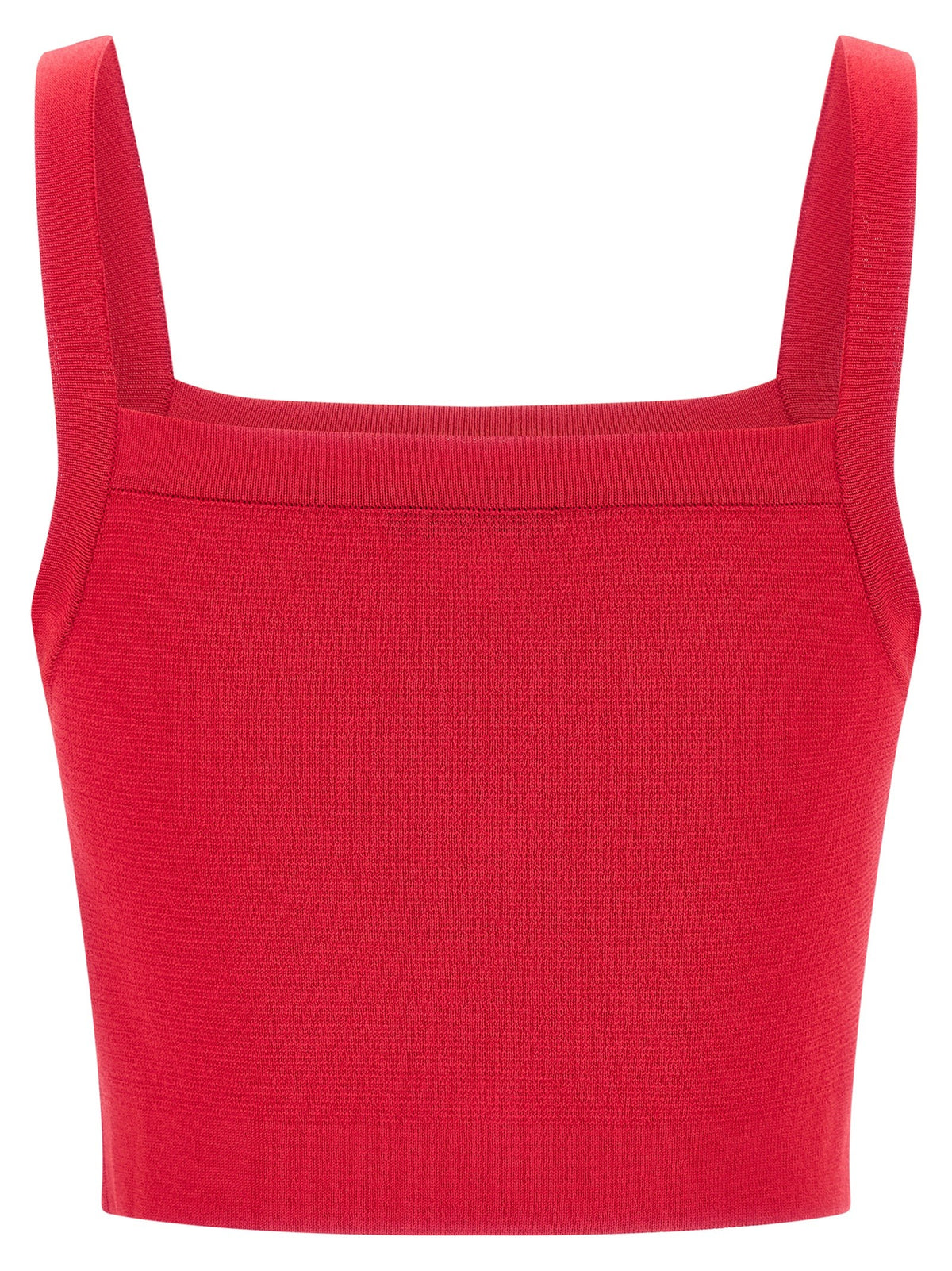 Balmain Top met 3 Knopen – Rood