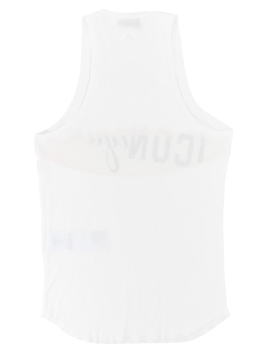 Dsquared2 Top met cut-out – Wit