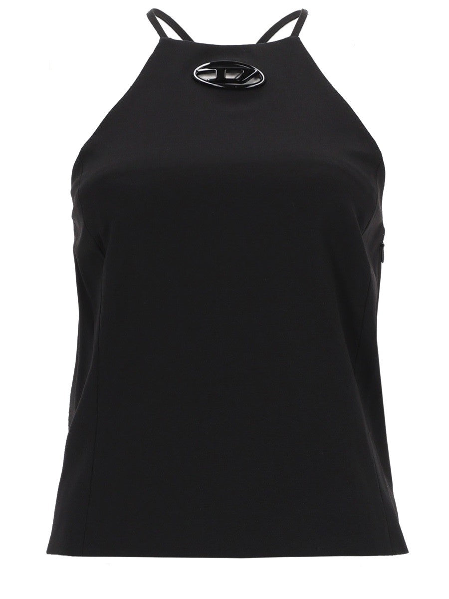 Diesel Haltertop – Zwart