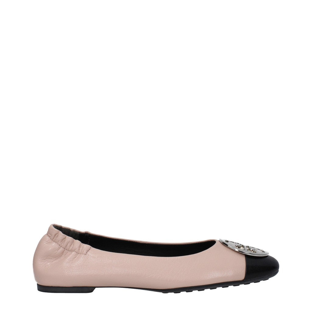 Tory Burch Claire Cap-Toe Ballerina's – Roze