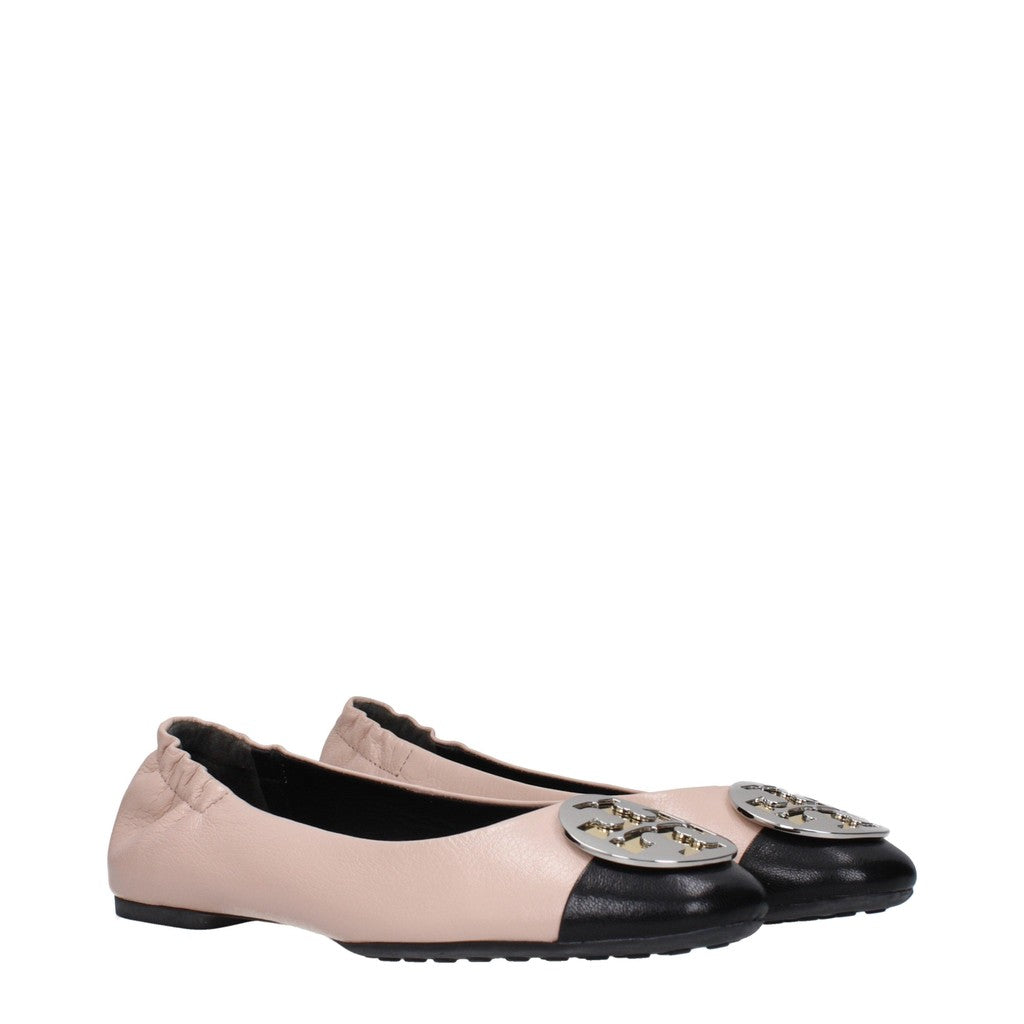 Tory Burch Claire Cap-Toe Ballerina's – Roze