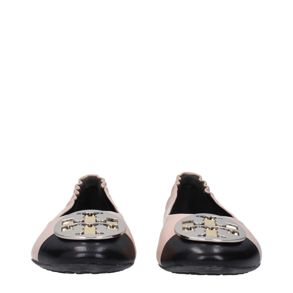 Tory Burch Claire Cap-Toe Ballerina's – Roze