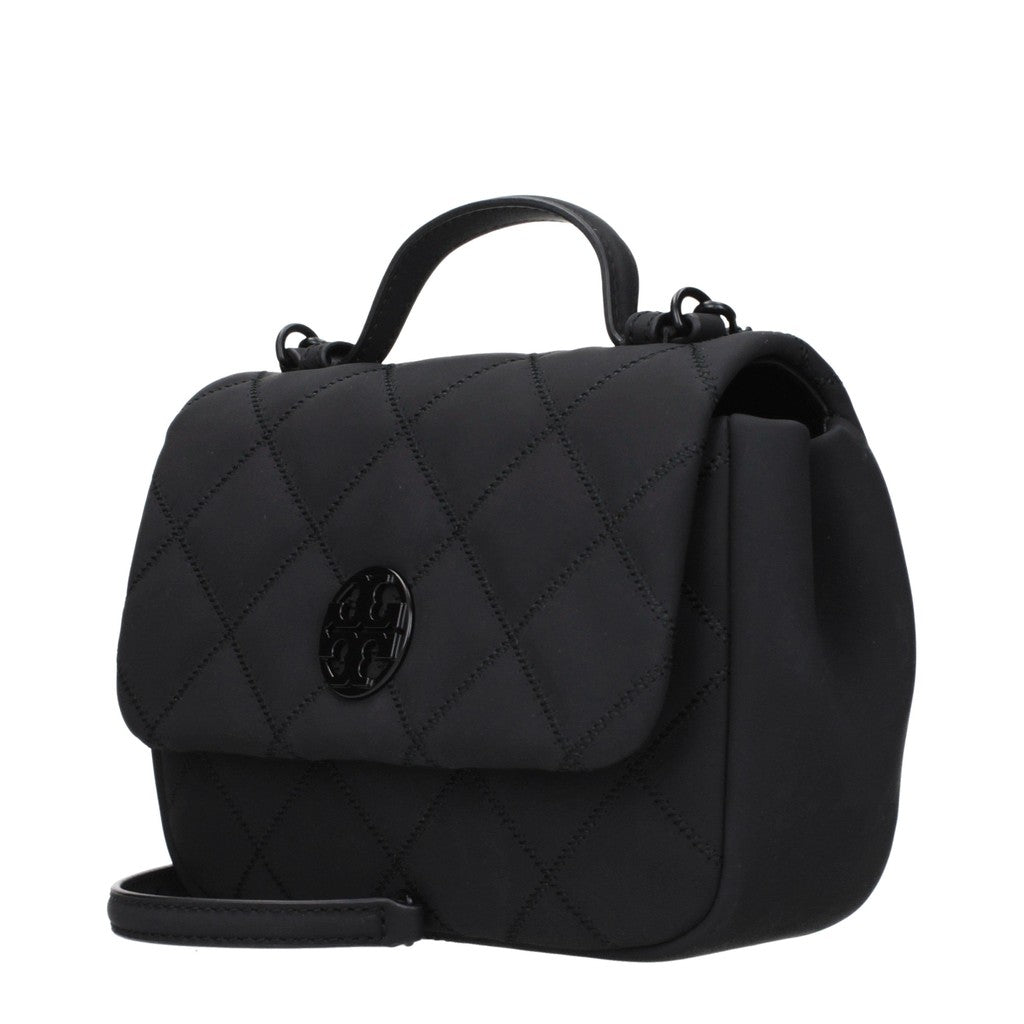 Tory Burch Crossbodytas van stof – Zwart