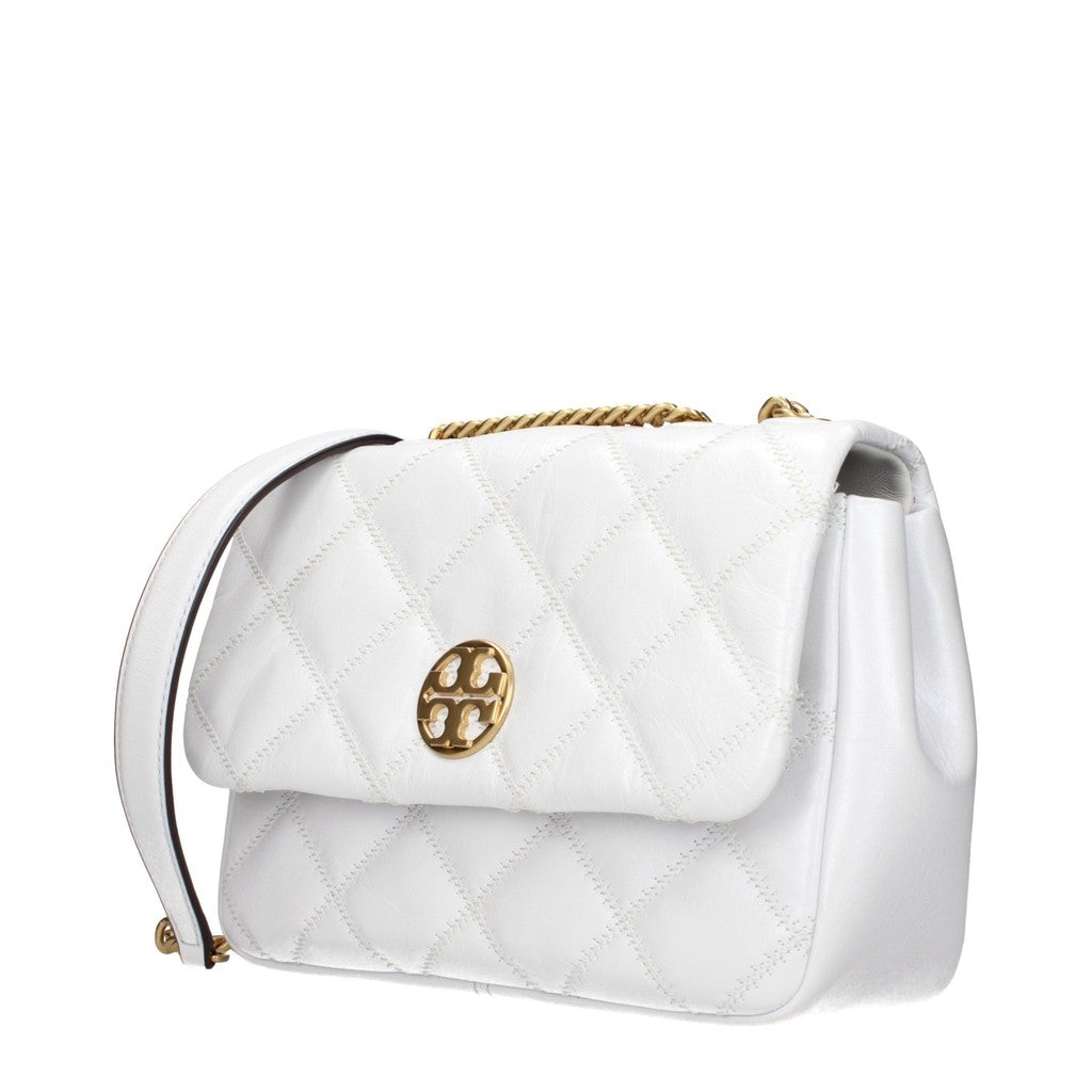 Tory Burch Gewatteerde schoudertas – Wit