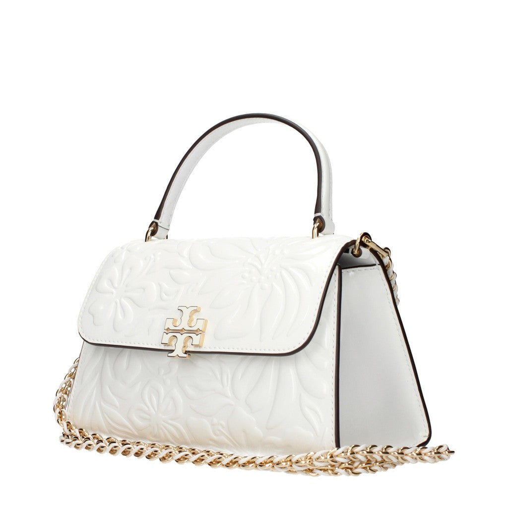 Tory Burch Handtas met reliëf – Wit