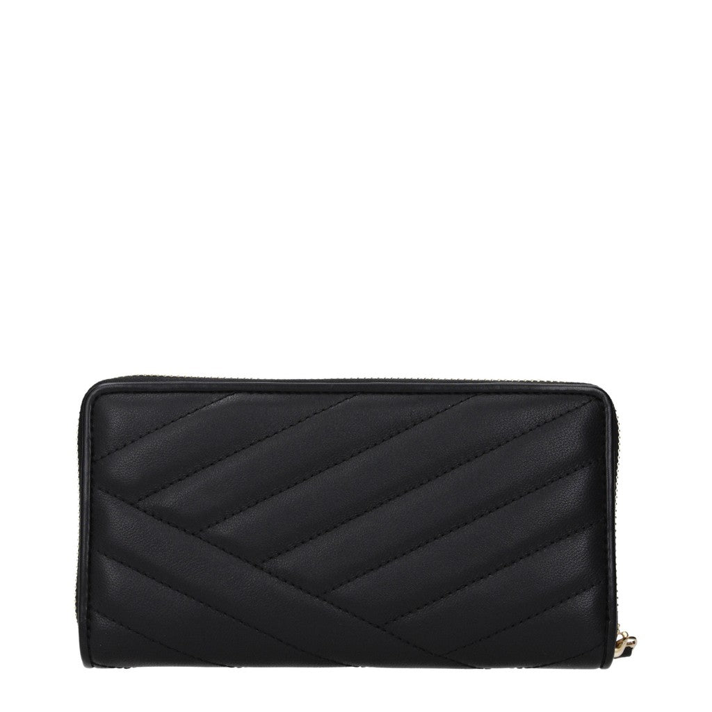 Tory Burch Kira Chevron Portemonnee met rits – Zwart