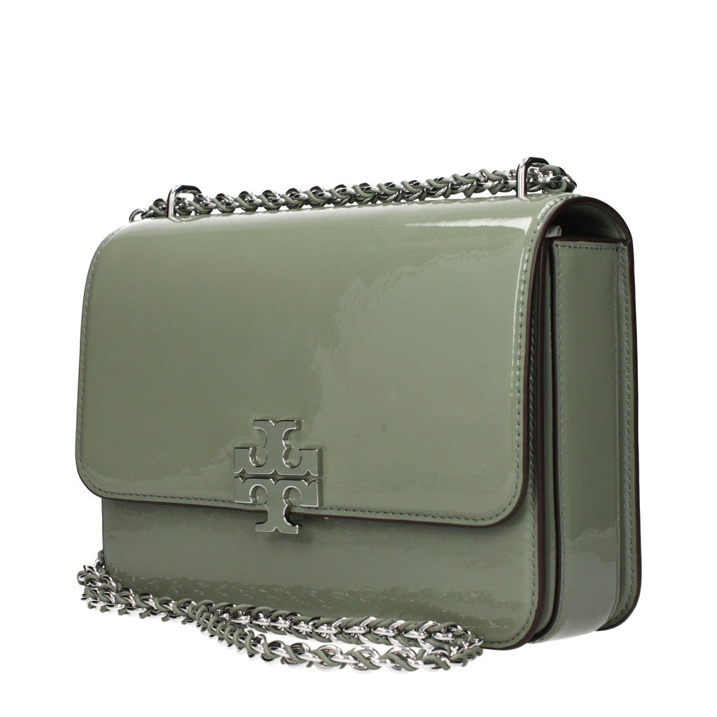 Tory Burch Lakleren crossbodytas – Saliegroen