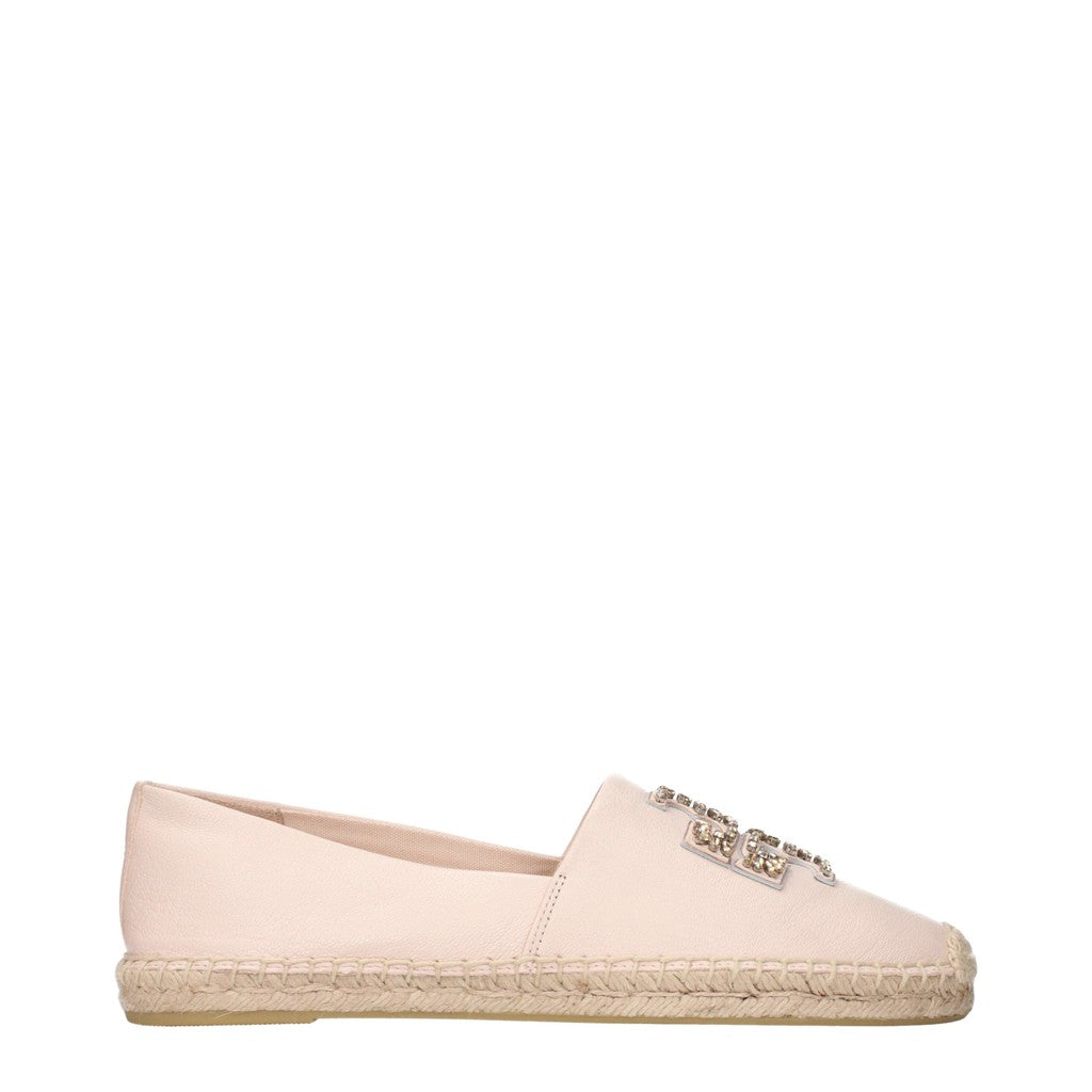 Tory Burch Leren espadrilles – Roze