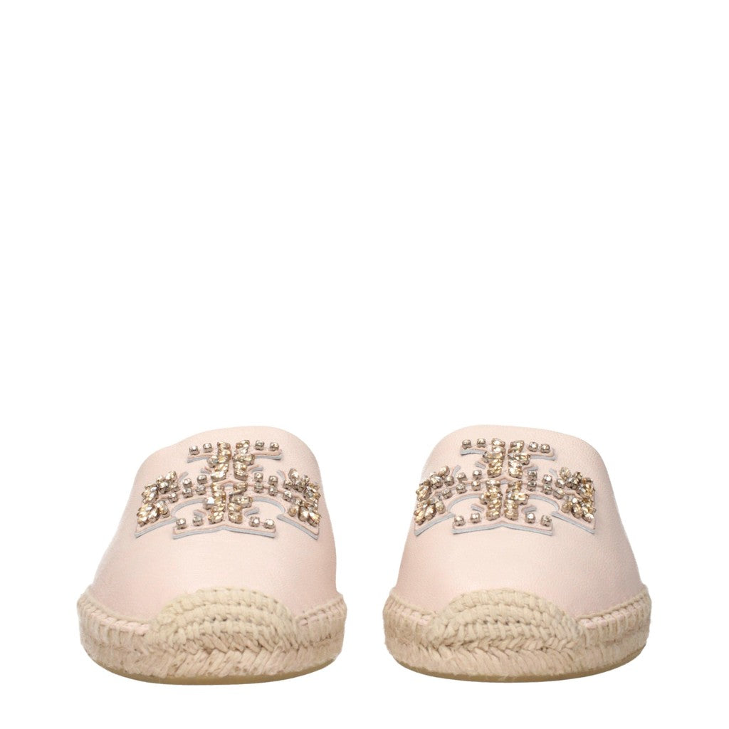 Tory Burch Leren espadrilles – Roze