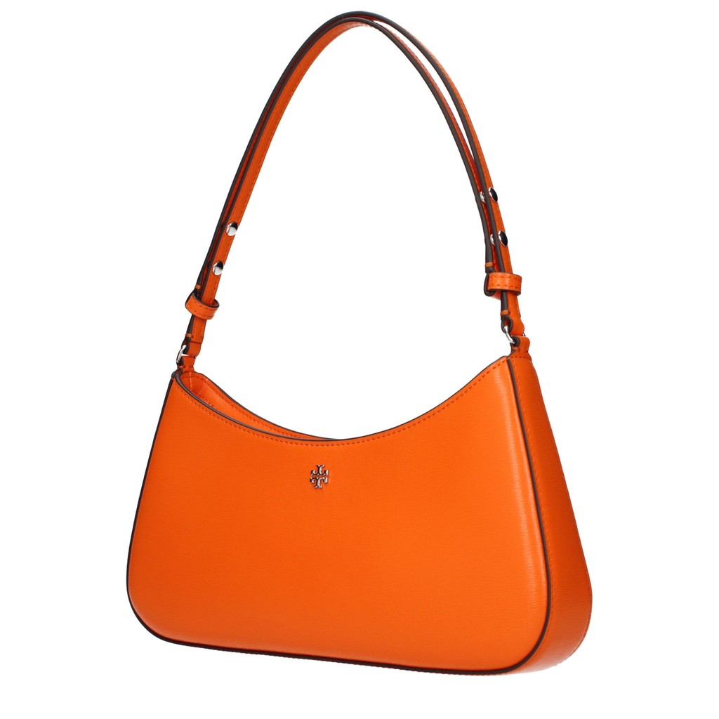 Tory Burch Leren hobo schoudertas – Oranje