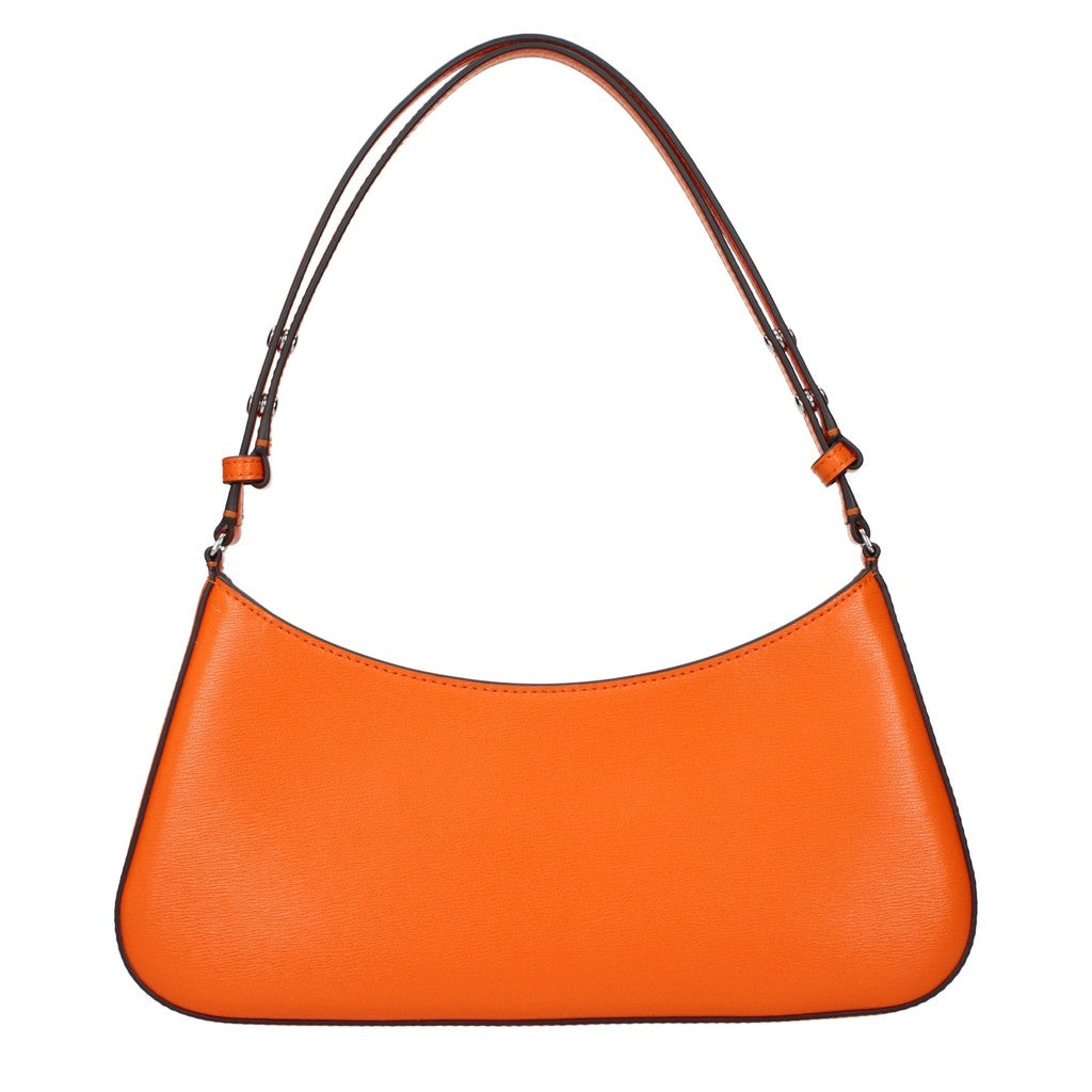 Tory Burch Leren hobo schoudertas – Oranje