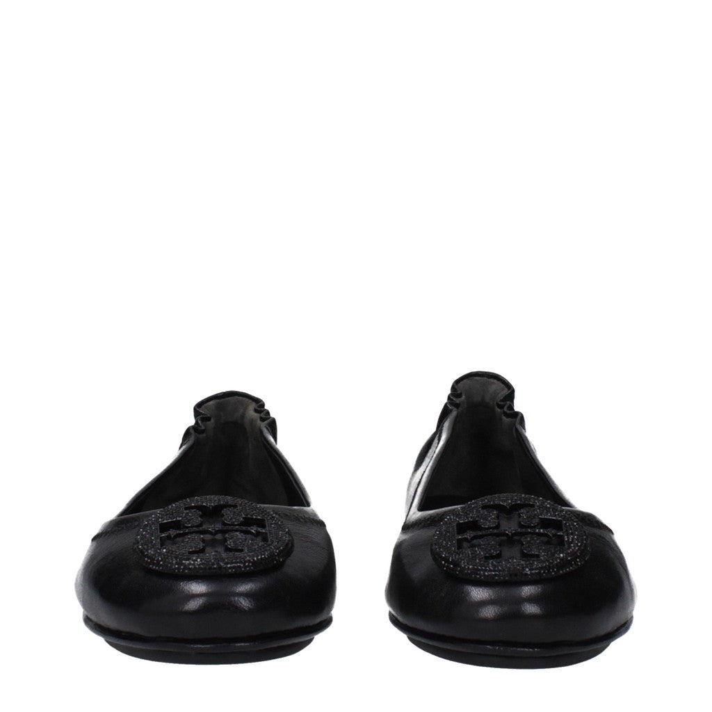 Tory Burch Minnie Travel Ballerina's – Zwart
