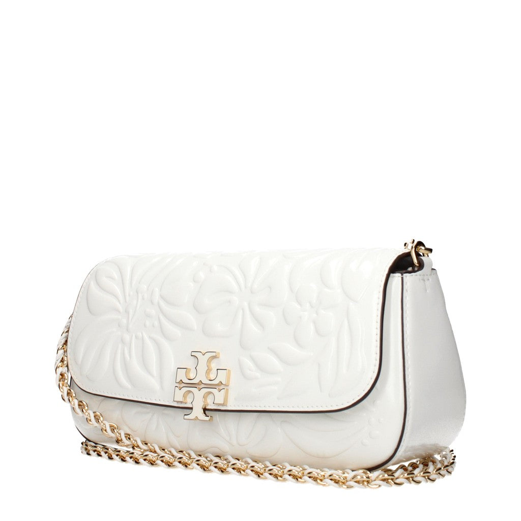 Tory Burch Schoudertas met reliëf – Wit