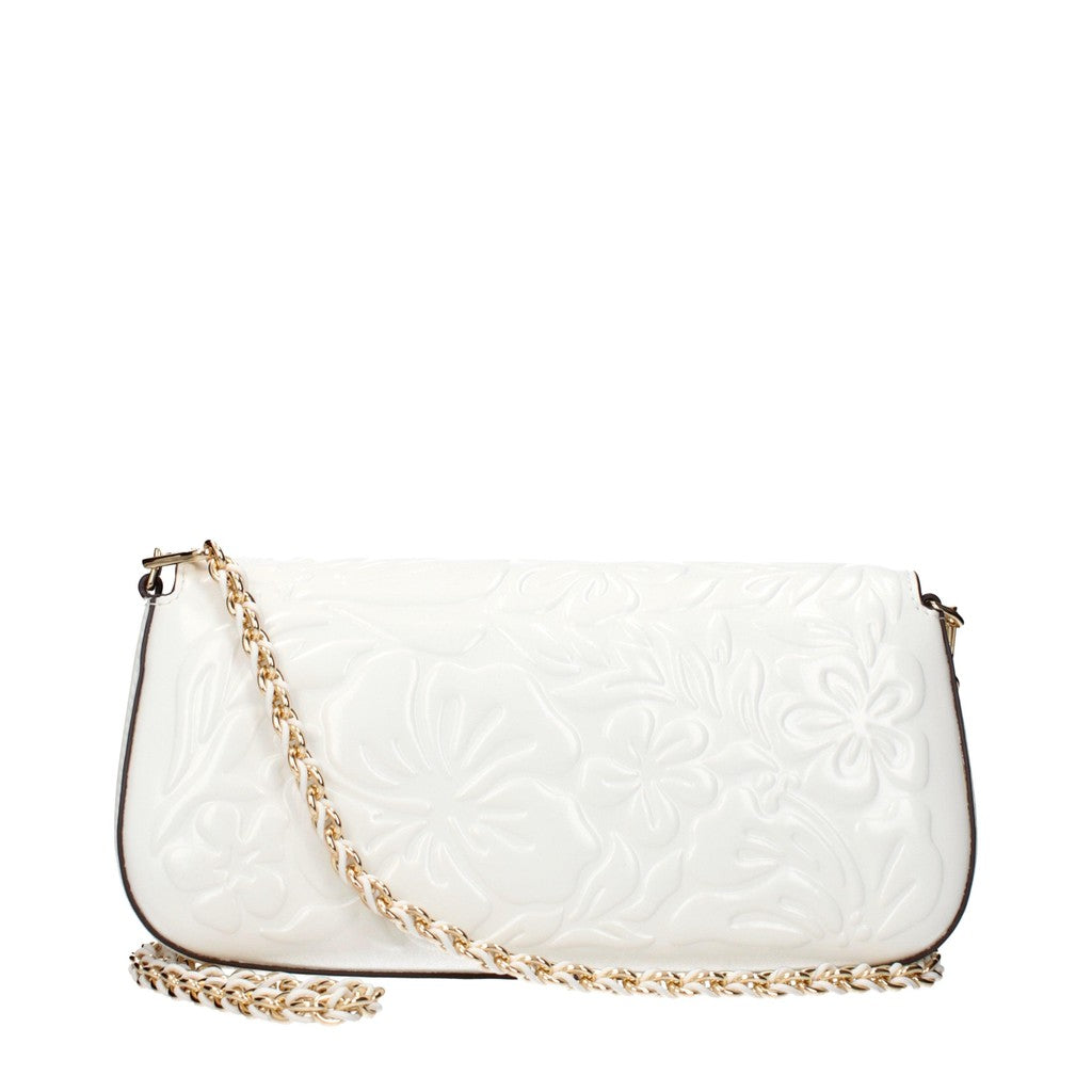 Tory Burch Schoudertas met reliëf – Wit