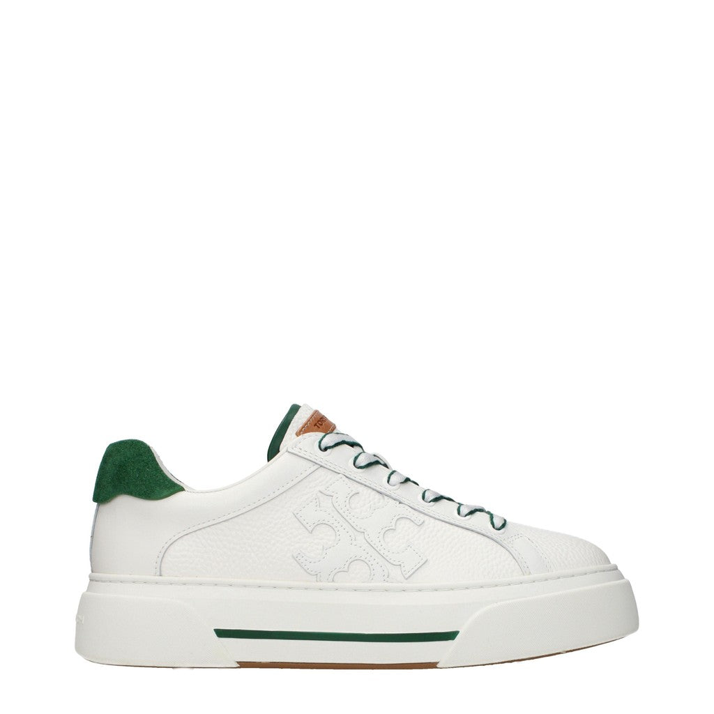 Tory Burch Sneakers van leer en suède – Wit
