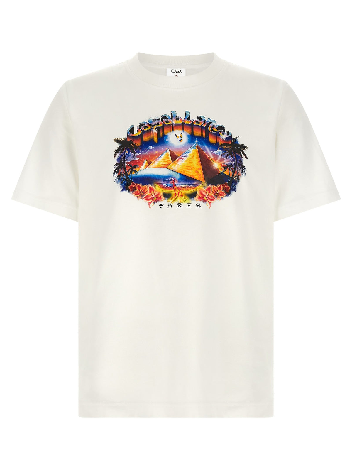 Casablanca T-shirt met Tourism-print – Wit