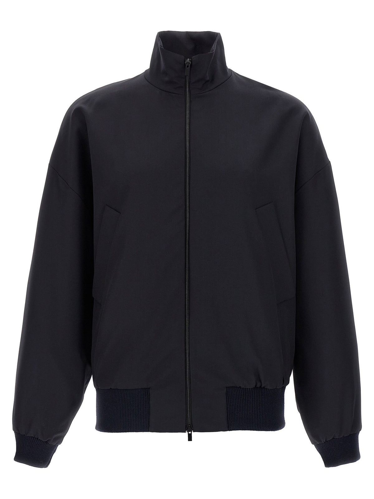 Fear of God Trainingsjack van scheerwol – Marineblauw