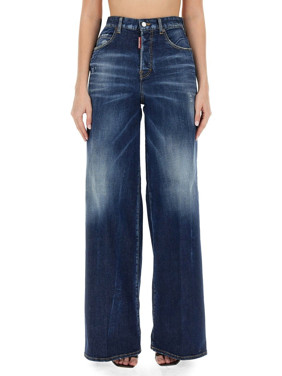 Dsquared2 Traveller Jeans – Donkerblauw
