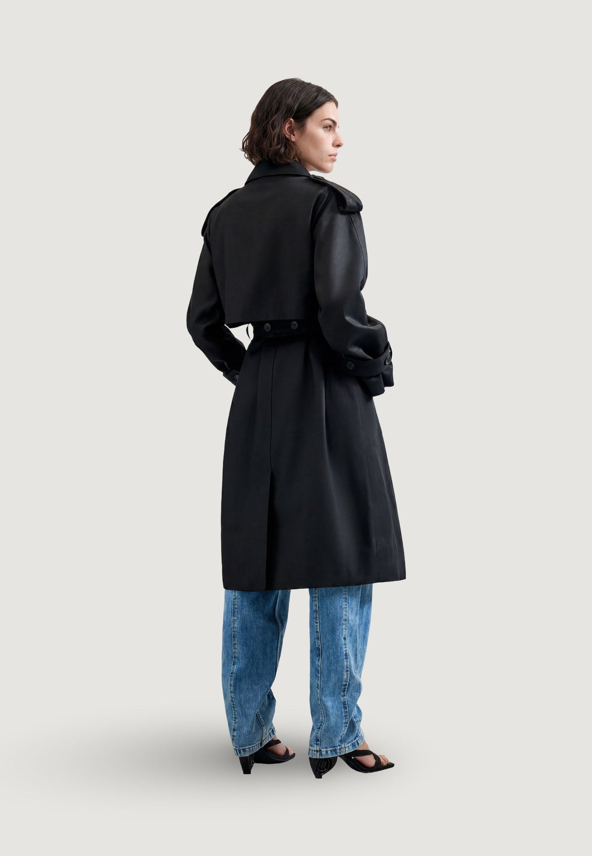 Desigual Hybridtrench Trenchcoat – Zwart