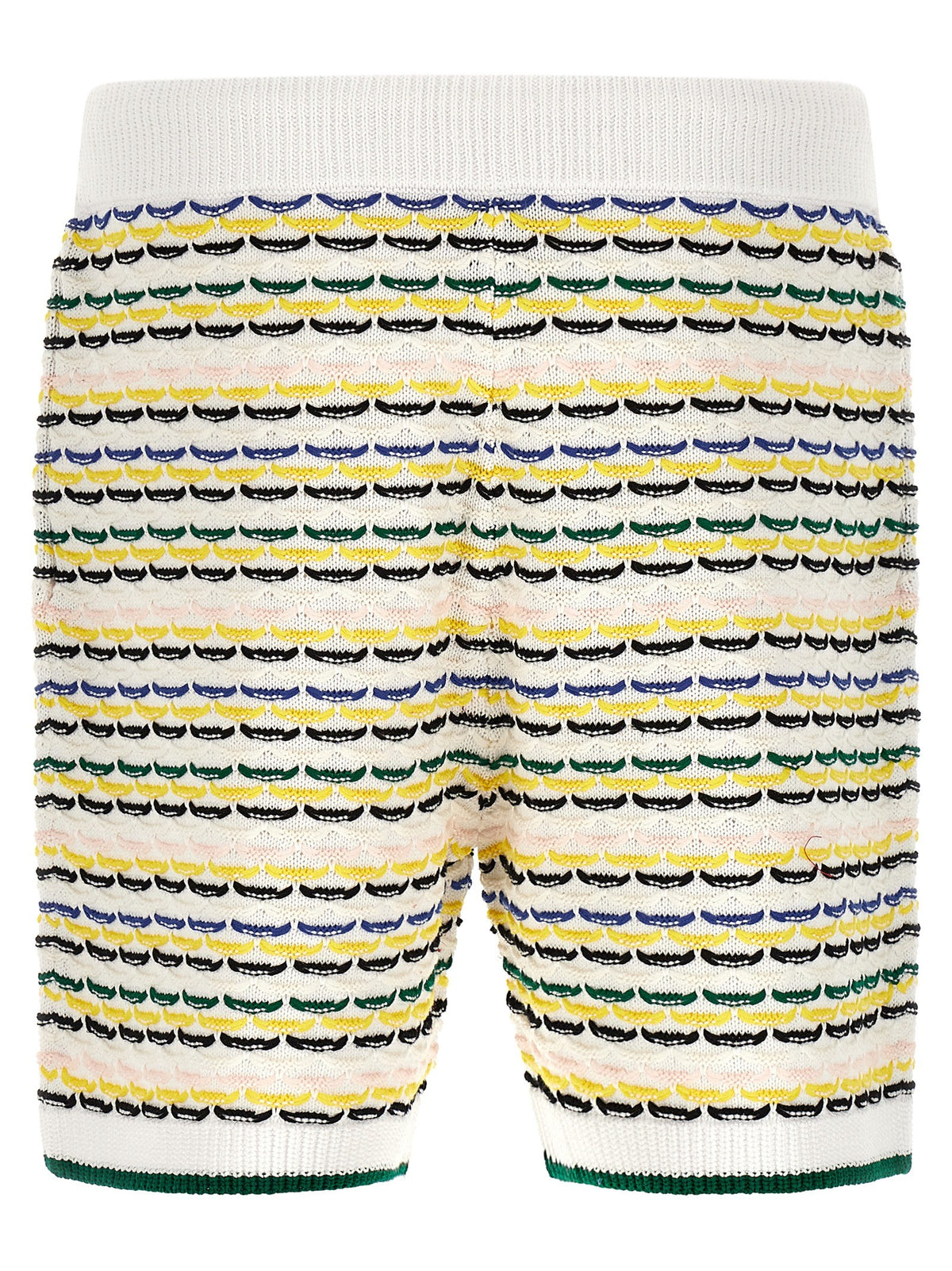 Casablanca Tuck Stitch Bermuda – Meerkleurig