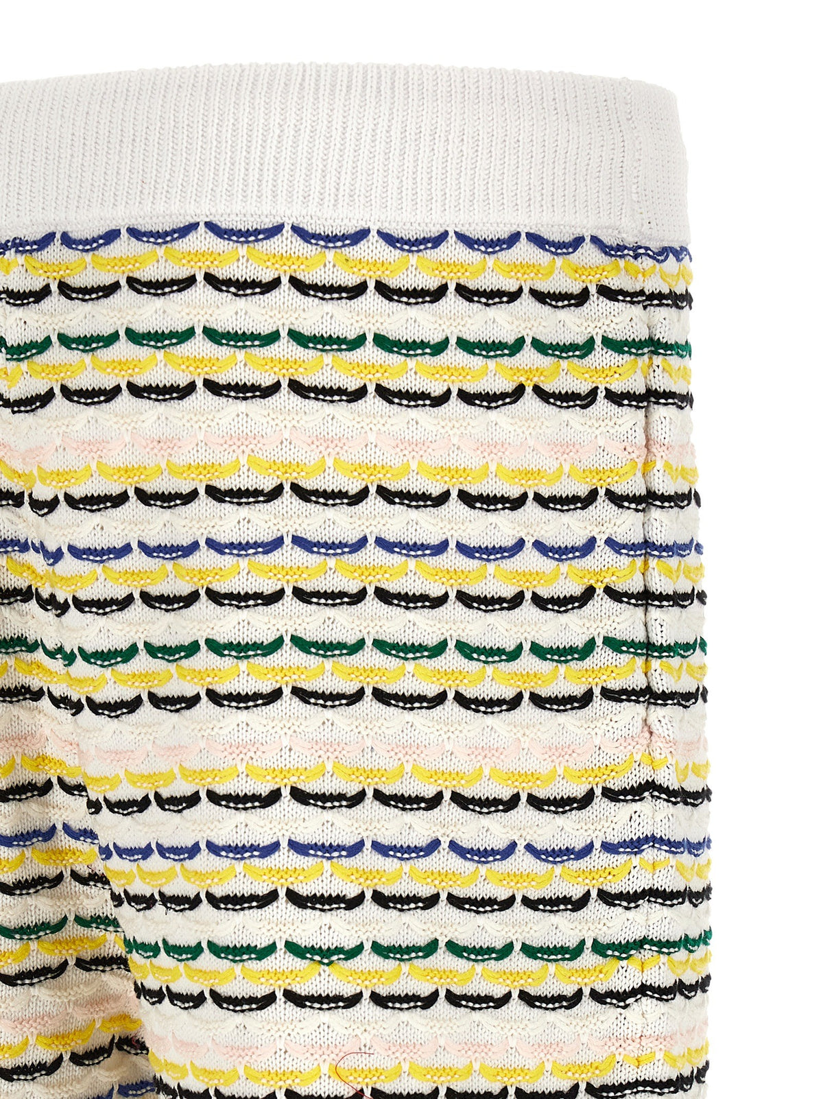 Casablanca Tuck Stitch Bermuda – Meerkleurig