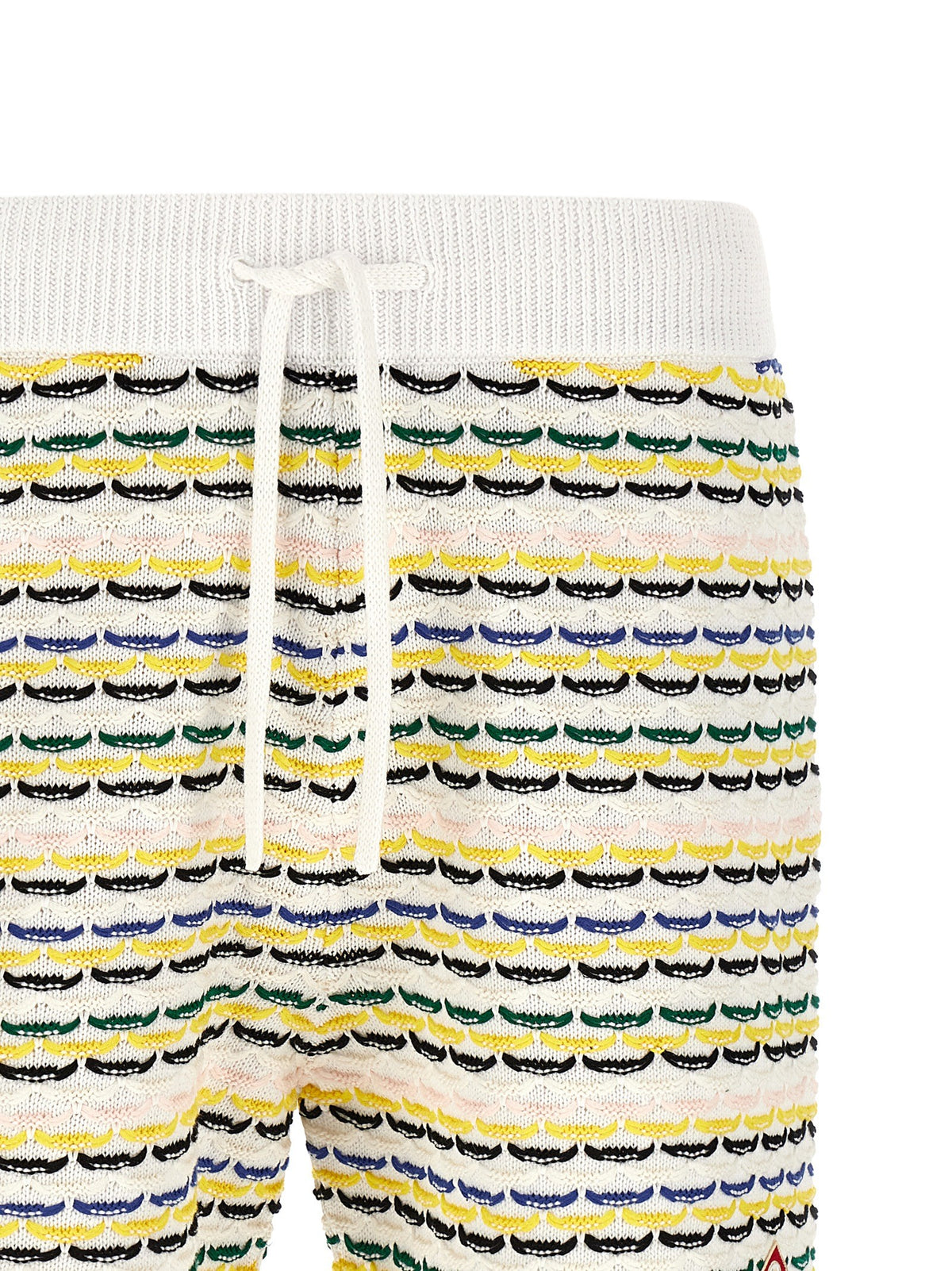 Casablanca Tuck Stitch Bermuda – Meerkleurig