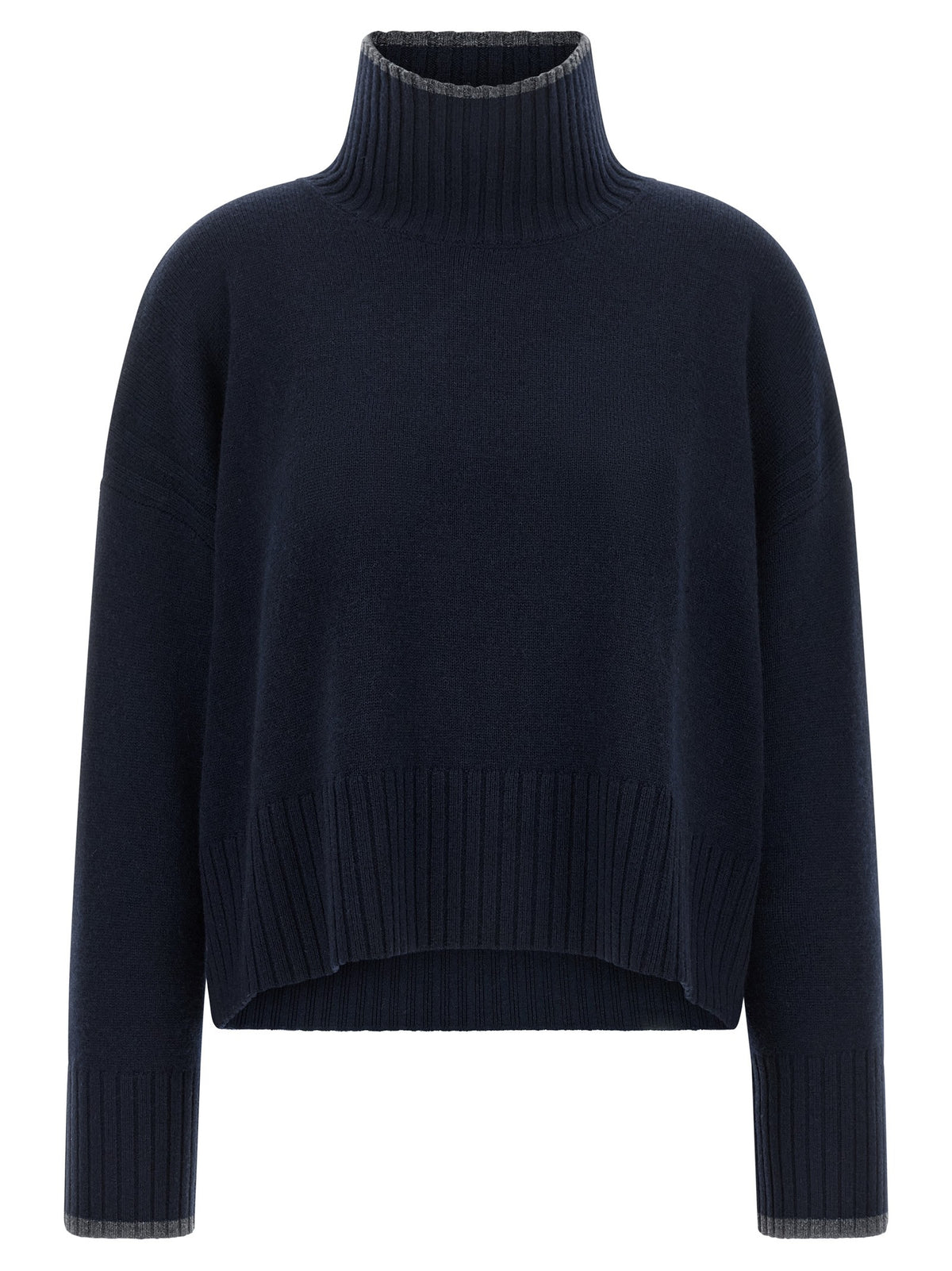 Pinko Coltrui van wol en kasjmier – Marineblauw