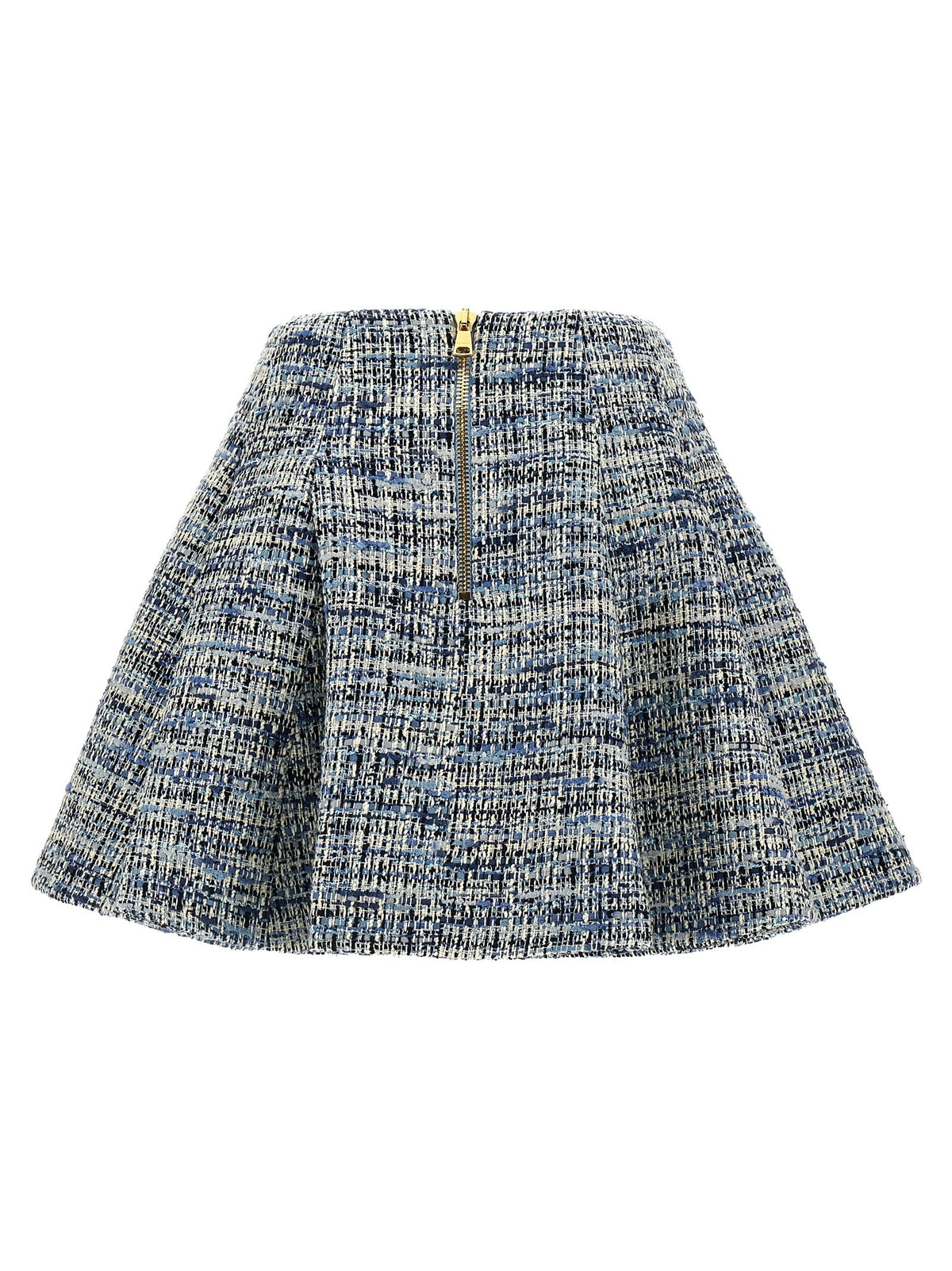 Balmain Tweed Rok – Blauw