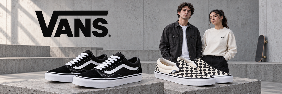 Vans sneakers – Old Skool en geblokte slip-on sneakers met een jong koppel