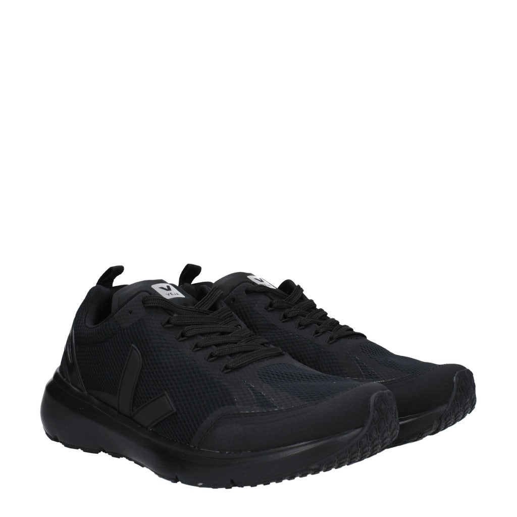 Veja Sneakers van stof en rubber – Zwart