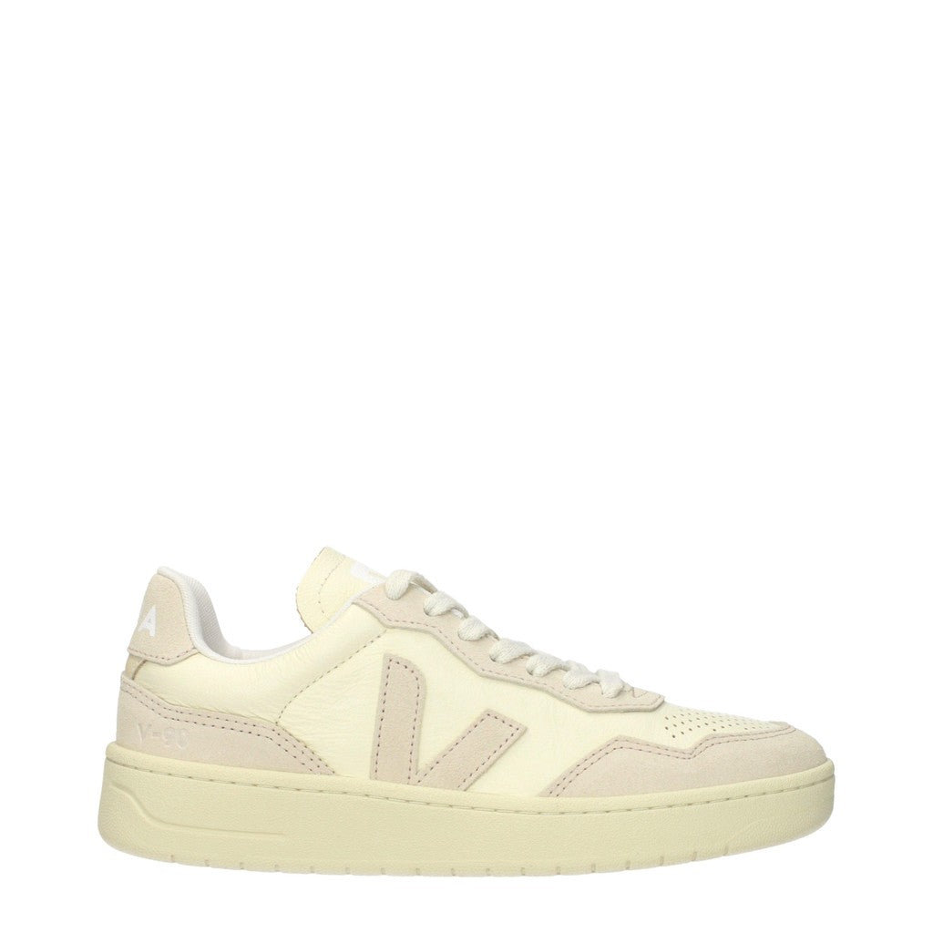 Veja V-90 Sneakers Dames – Beige